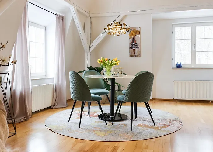 Premium Am Steiger 1 Luxurioeses Wohnen Mit Wasserbett Kamin Und Whirlpoolbadewanne Apartment