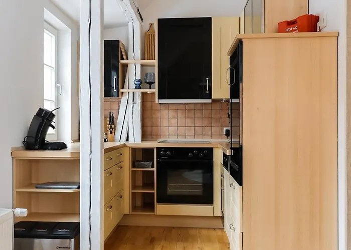 Premium Apartment Am Steiger 1 Luxurioeses Wohnen Mit Wasserbett Kamin Und Whirlpoolbadewanne Appartement